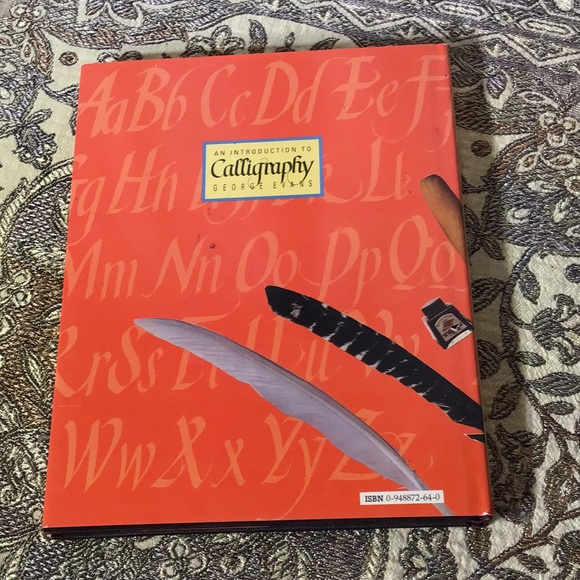 An Introduction to Calligraphy vintage lrg hardcover book 1987 George Evans - Picture 2 of 11